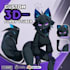 create live 2d vtuber, vrchat avatar, furry avatar, animal modeling and 3d furry
