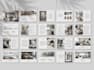 design minimalist client kit, welcome template, canva editable, onboarding