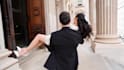 capture your NYC courthouse wedding with editorial direct flash photography