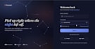 create a modern sign up and login page for your website