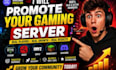 minecraft server promotion, discord server, fivem ads, rust, dayz server