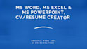 do ms word excel powerpoint assignments and online tutoring