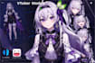 design and rig a professional vtuber model in live2d for vtube studio