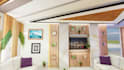 create a modern interior, exterior, and facade design