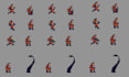create pixel asset, character, animation, tileset pokemon sprite, sprite sheet