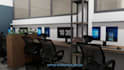 design office workspace layouts with 2d and 3d visualization