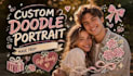 turn your photo into a personalized doodle artwork