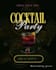 create a modern restaurant and bar menu design