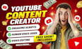 be your faceless youtube video editor and content creator