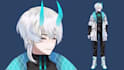 create  a custom 2d vtuber model with live2d rigging