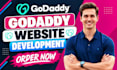handle godaddy website development