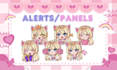 design custom static or animated twitch alerts, overlays, and panels for