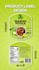 do custom label product packaging box design, sticker bottle label design