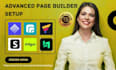 setup page builder pagefly ecomposer gempages section store shogun layouthub