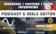 riverside podcast edit riverside zoom interview youtube riverside video audio