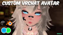 create custom vrchat avatar, vr character, nsfw avatar, furry avatar, vrm model