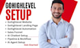 setup ghl automation, gohighlevel website as virtual assistant