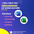 clean, format, merge, split word data and convert to pdf