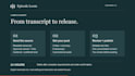 turn your podcast transcript into show notes and promo posts