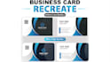 recreate your business card design professionally