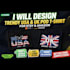 design trendy usa uk pod t shirt for etsy amazon