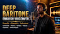 a deep baritone english voice over