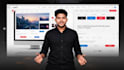 create a modern responsive website