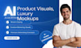 create ai product visuals, luxury mockups, commercial image