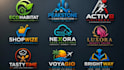 design a modern professional business logo design for your brand