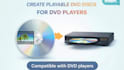 burn your media files onto cd or dvd disc