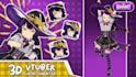 make 3d anime character model for vroid, vseeface, or vrchat