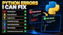 fix bugs and errors in your python code