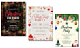 design custom christmas party invitations and event cards