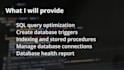 optimise your postgresql database and sql queries
