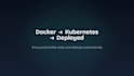 deploy and troubleshoot docker kubernetes and cicd