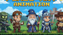 do pixel art animation, spritesheet, game art, indie game, game character