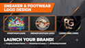 design a sneaker and shoe logo
