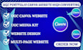 ugc portfolio canva website high converting ugc portfolio design
