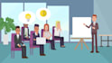 create animated explainer elearning course video and training video