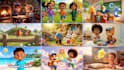 3d pixar style ai animation, ai storytelling, kids song, learning videos