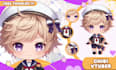 design and rig cute chibi  vtuber model in live2d anime for vtube studio stream