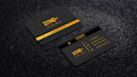 design a professional modern luxury gold foil business card