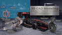 create 3d cad models for manufacturing, cnc and 3d printing