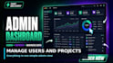 build custom admin dashboards for products orders and analytics