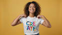 design creative typography t shirts and custom logo fast