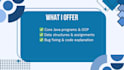 write java programs, fix bugs and solve java assignments