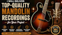 deliver mandolin recording for your project