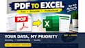 convert PDF to excel