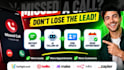 build missed call text back and lead follow up automation