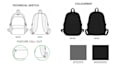 design tech pack duffle bag, handbag, bag design, backpack, bag tech pack